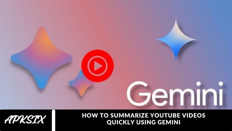 How to Summarize YouTube Videos Quickly Using Gemini